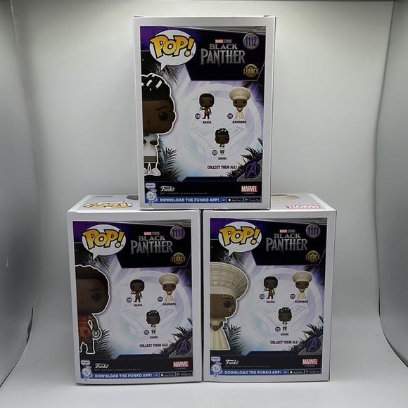 Black Panther Marvel Studios Legacy Collection Funko Pop Bundle - Picture 3 of 6